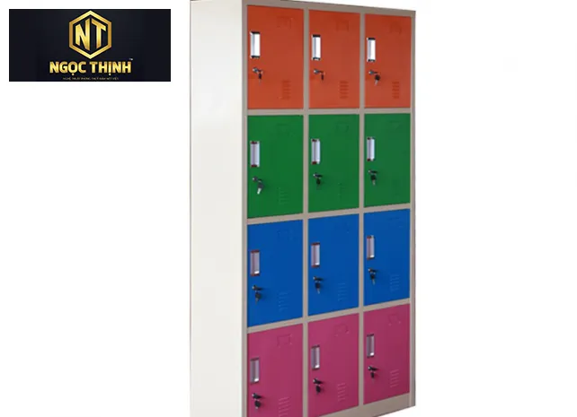 Tủ cá nhân-Tủ locker 12 ngăn 12C3K SƠN MÀU Tủ cá nhân-Tủ locker 12 ngăn 12C3K SƠN MÀU